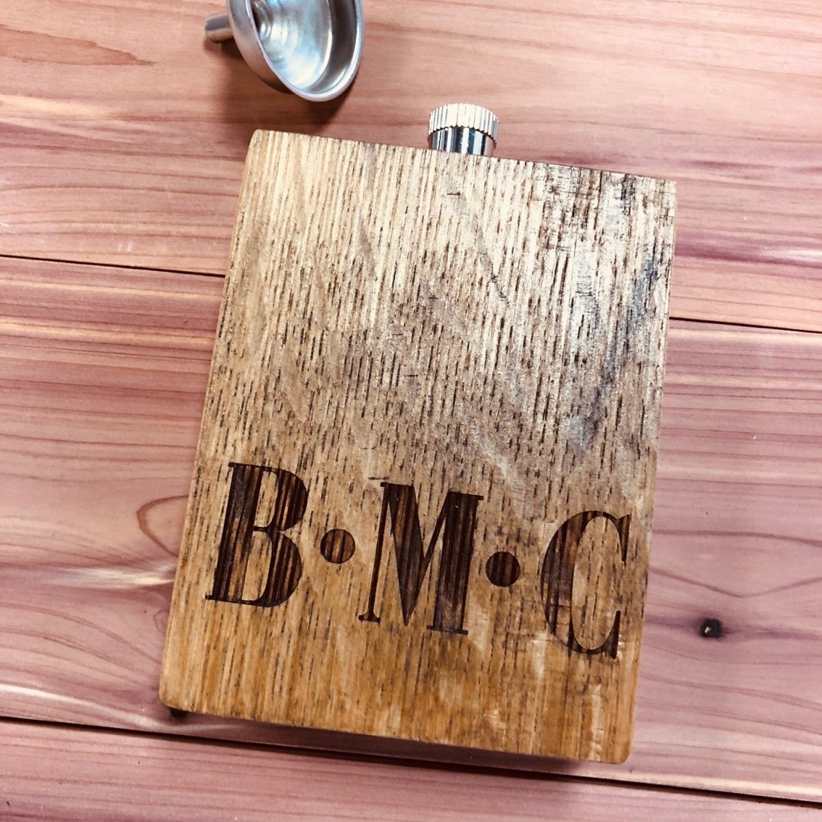 Flasks Bourbon Barrel Personalized Flask by Groovy Groomsmen Gifts