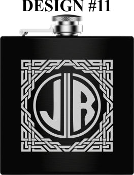 Flasks Custom Groomsmen Flask Set by Groovy Groomsmen Gifts