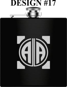 Flasks Custom Groomsmen Flask Set by Groovy Groomsmen Gifts