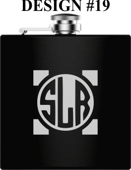 Flasks Custom Groomsmen Flask Set by Groovy Groomsmen Gifts