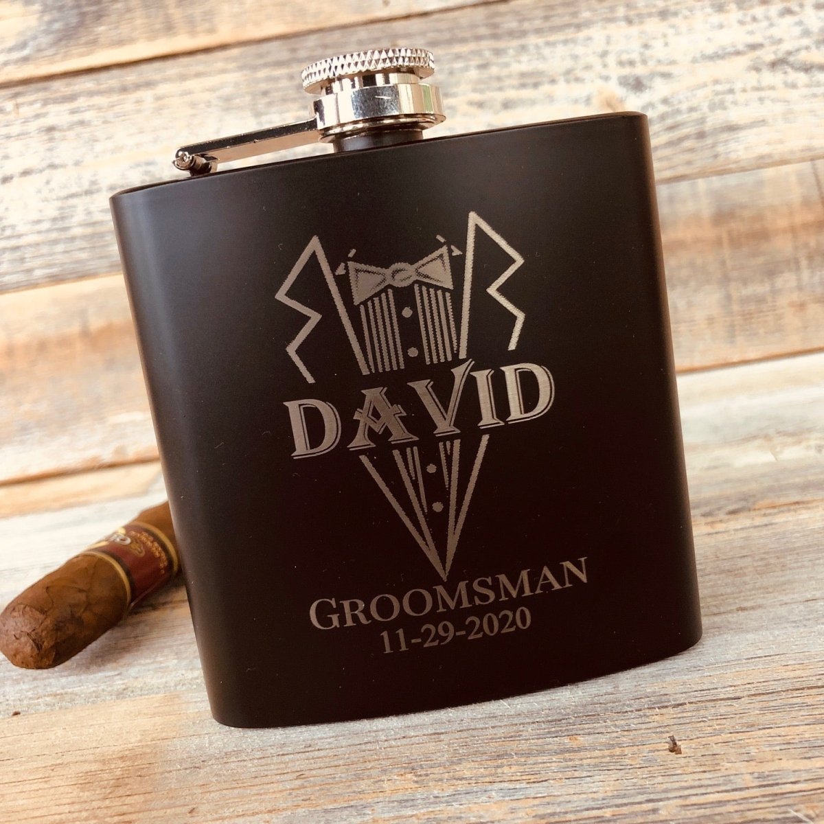 Flasks Slick Rick by Groovy Groomsmen Gifts