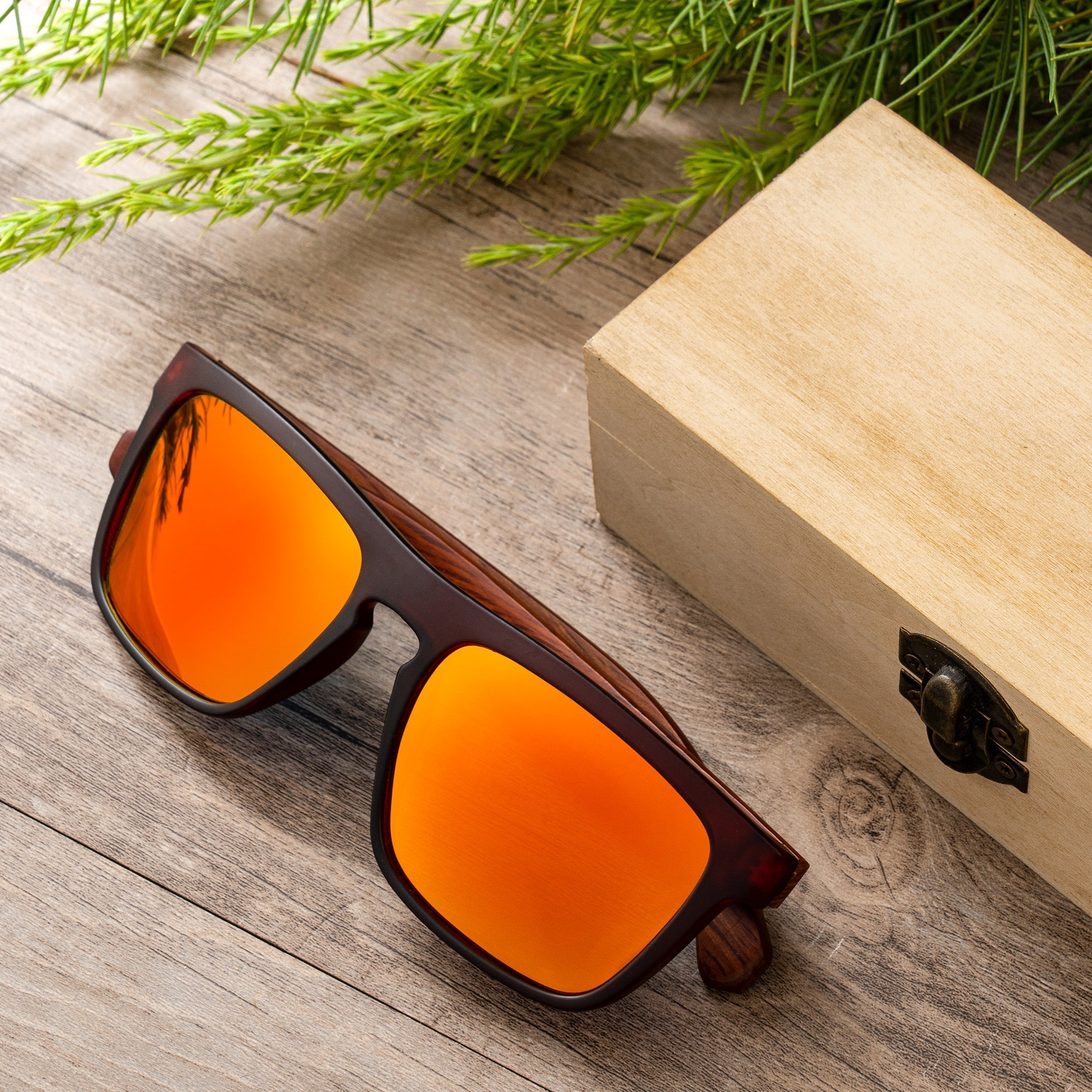 Sunglasses Forest Wayfarers by Groovy Groomsmen Gifts