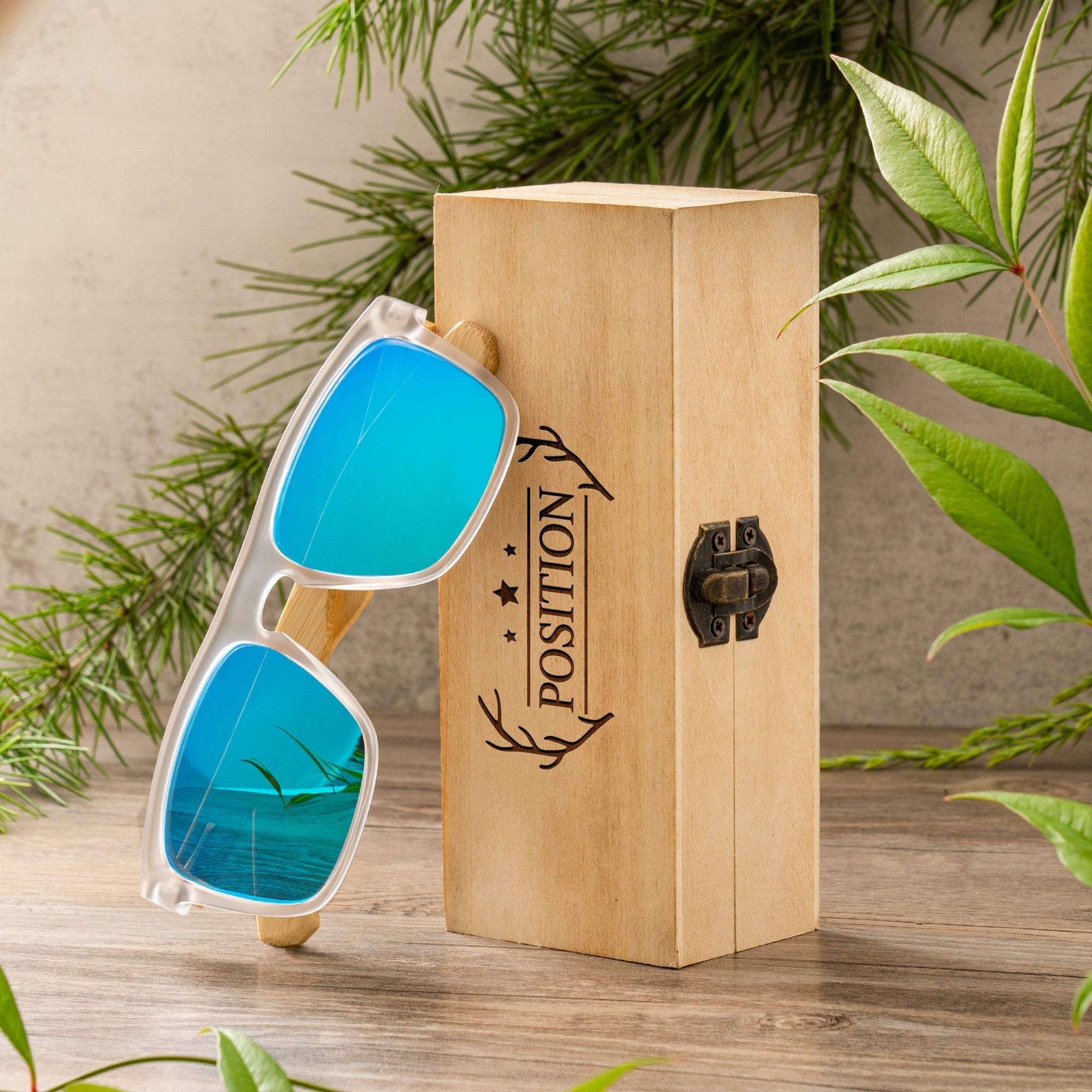 Sunglasses Forest Wayfarers by Groovy Groomsmen Gifts