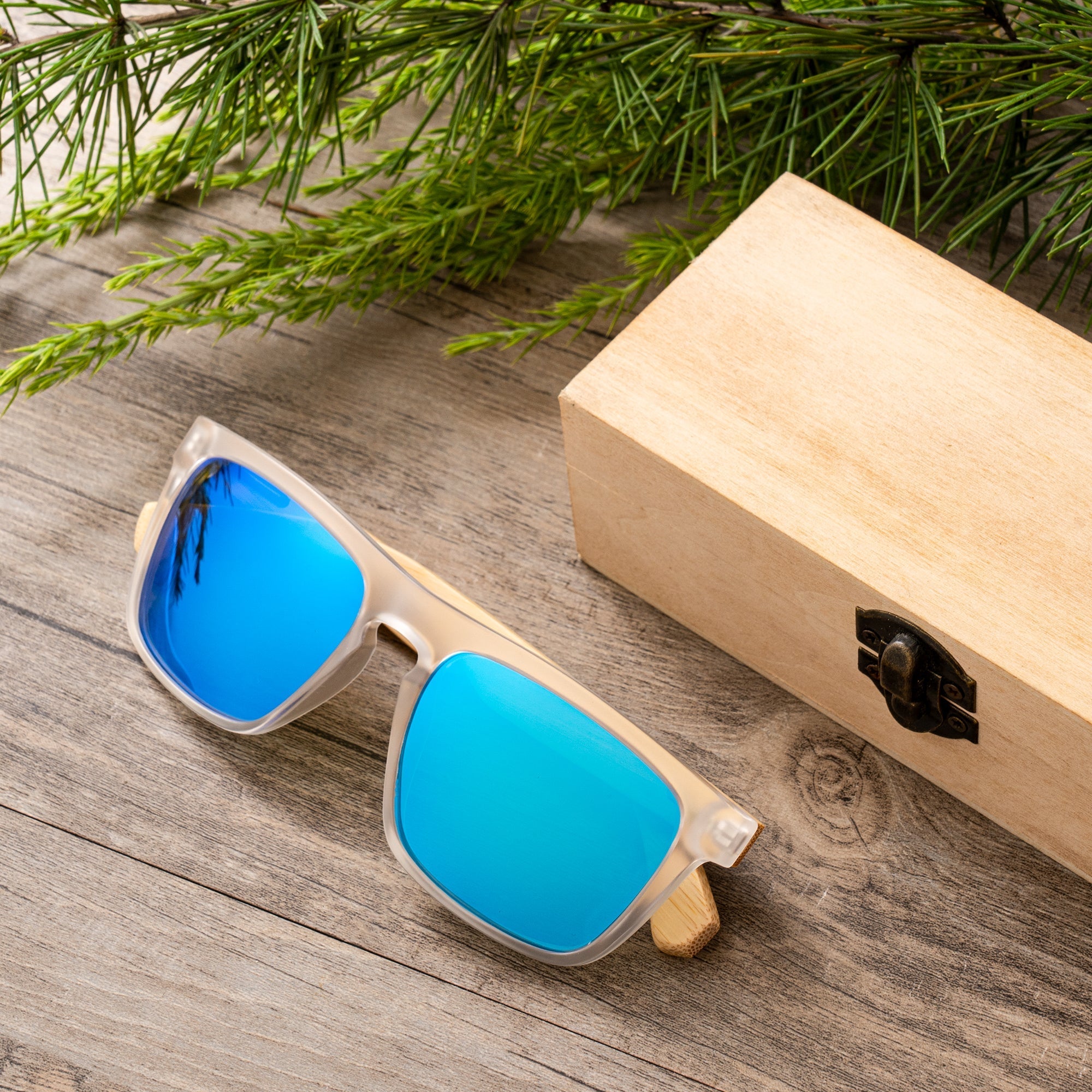 Sunglasses Forest Wayfarers by Groovy Groomsmen Gifts