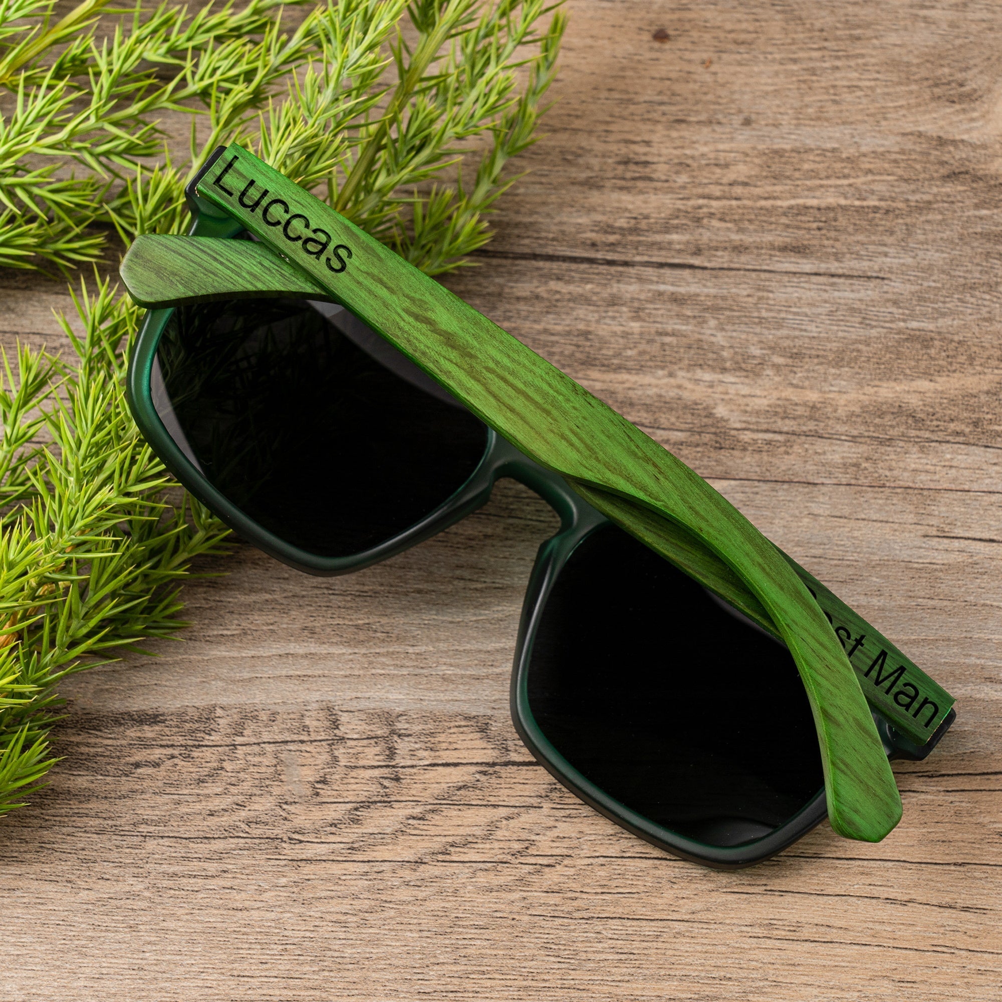 Sunglasses Forest Wayfarers by Groovy Groomsmen Gifts