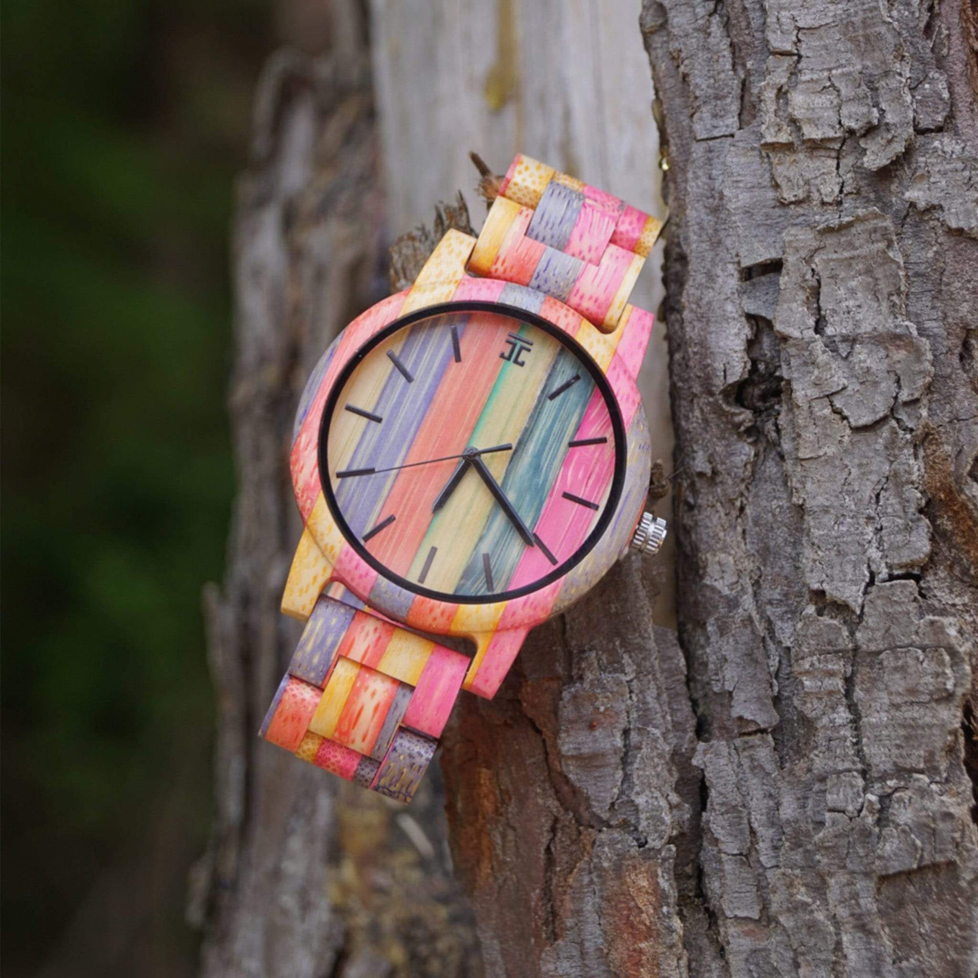 Wooden Watch Fruitloops Bamboo Watch by Groovy Groomsmen Gifts