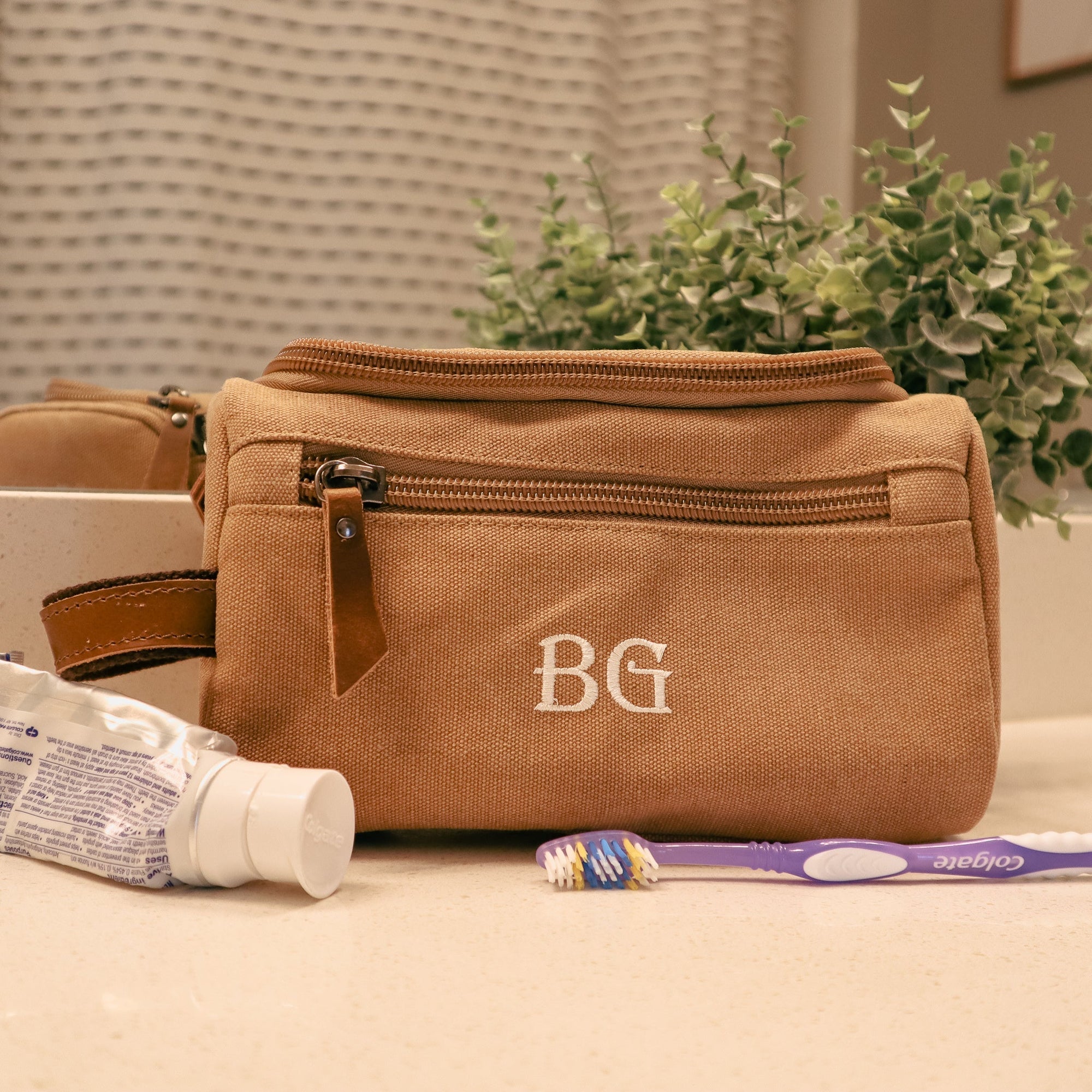 Personalized Toiletry Bag Gentleman’s Toiletry Bag by Groovy Groomsmen Gifts