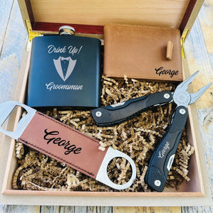 Gift Box Distinguished Groomsman Box by Groovy Groomsmen Gifts