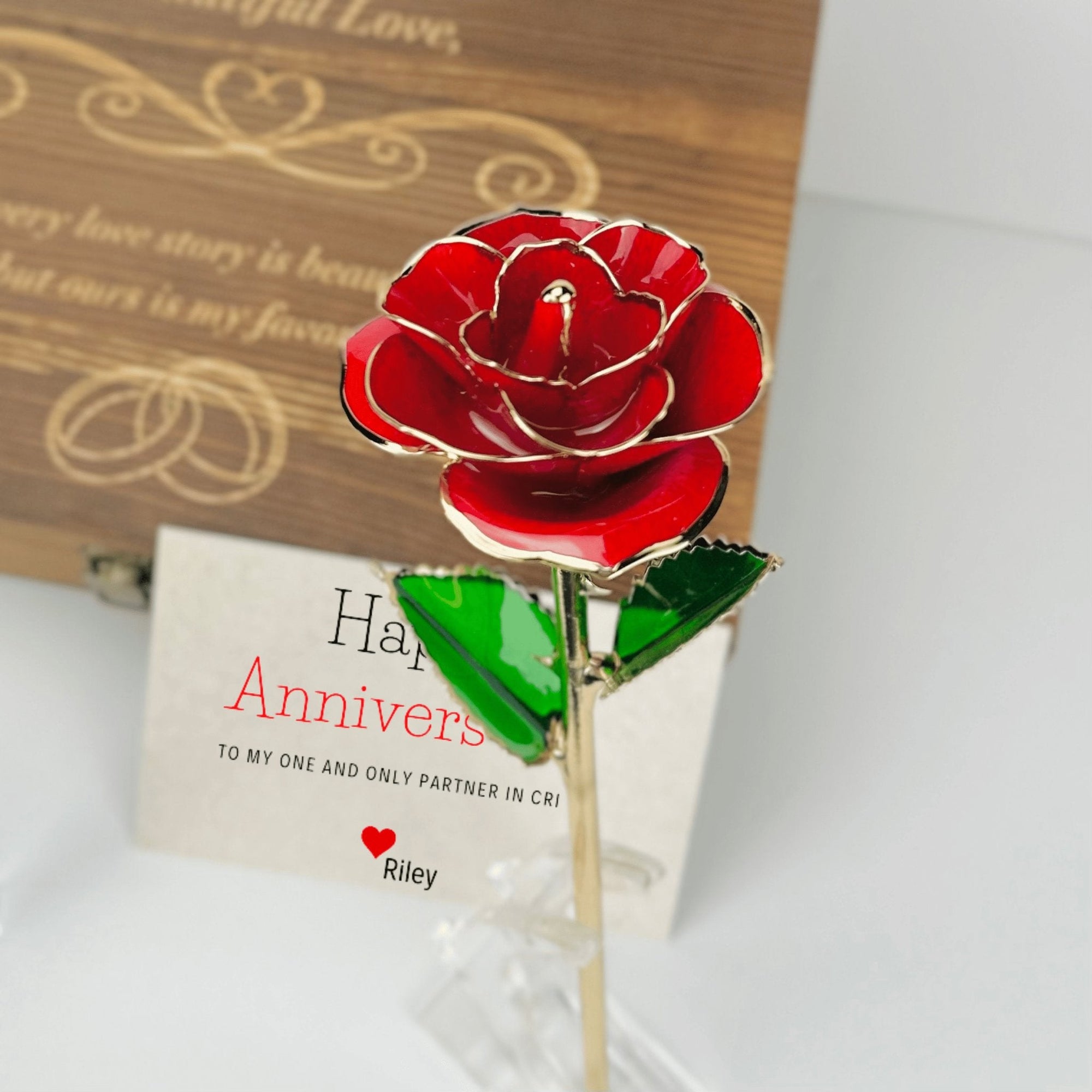 Gift Box Everlasting Love Luxury Anniversary Box by Groovy Groomsmen Gifts