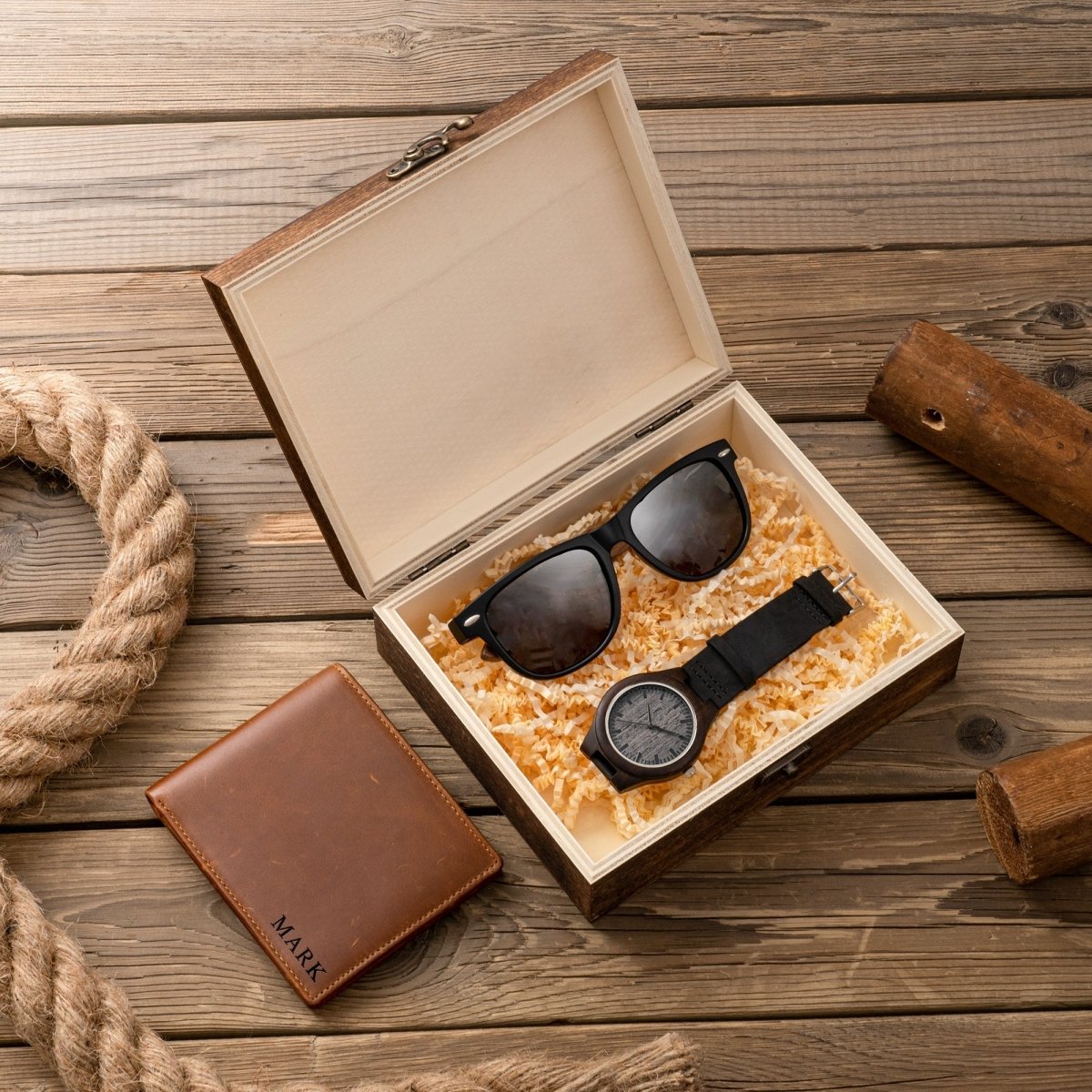 Gift Sets Stylish Groomsmen Gift Box Set by Groovy Groomsmen Gifts