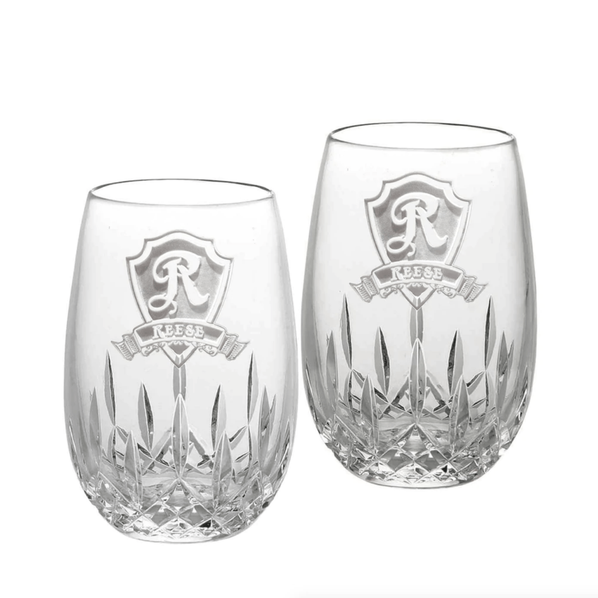 Glassware Waterford Couples Crystal Wine Glass Set by Groovy Groomsmen Gifts