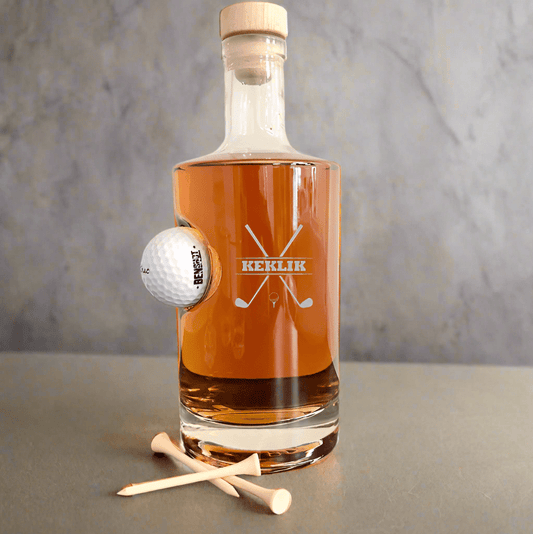 Golf 19th Hole Custom Decanter by Groovy Groomsmen Gifts