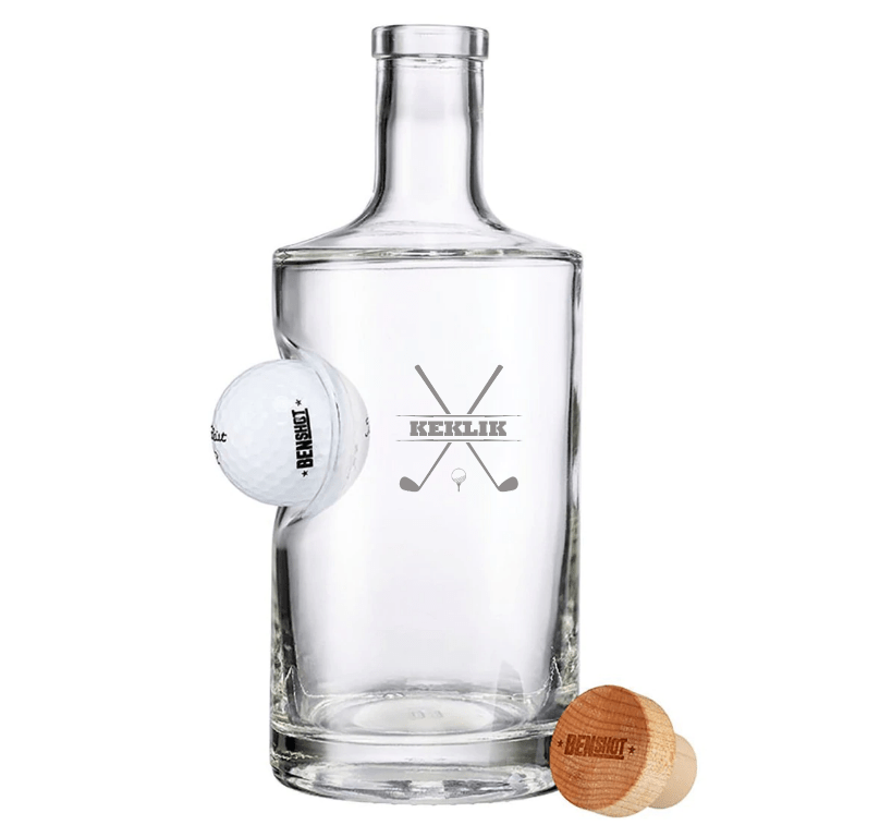 Golf 19th Hole Custom Decanter by Groovy Groomsmen Gifts