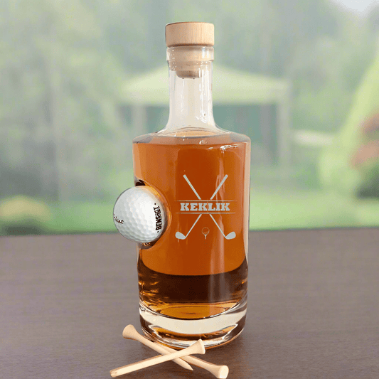 Golf 19th Hole Custom Decanter by Groovy Groomsmen Gifts