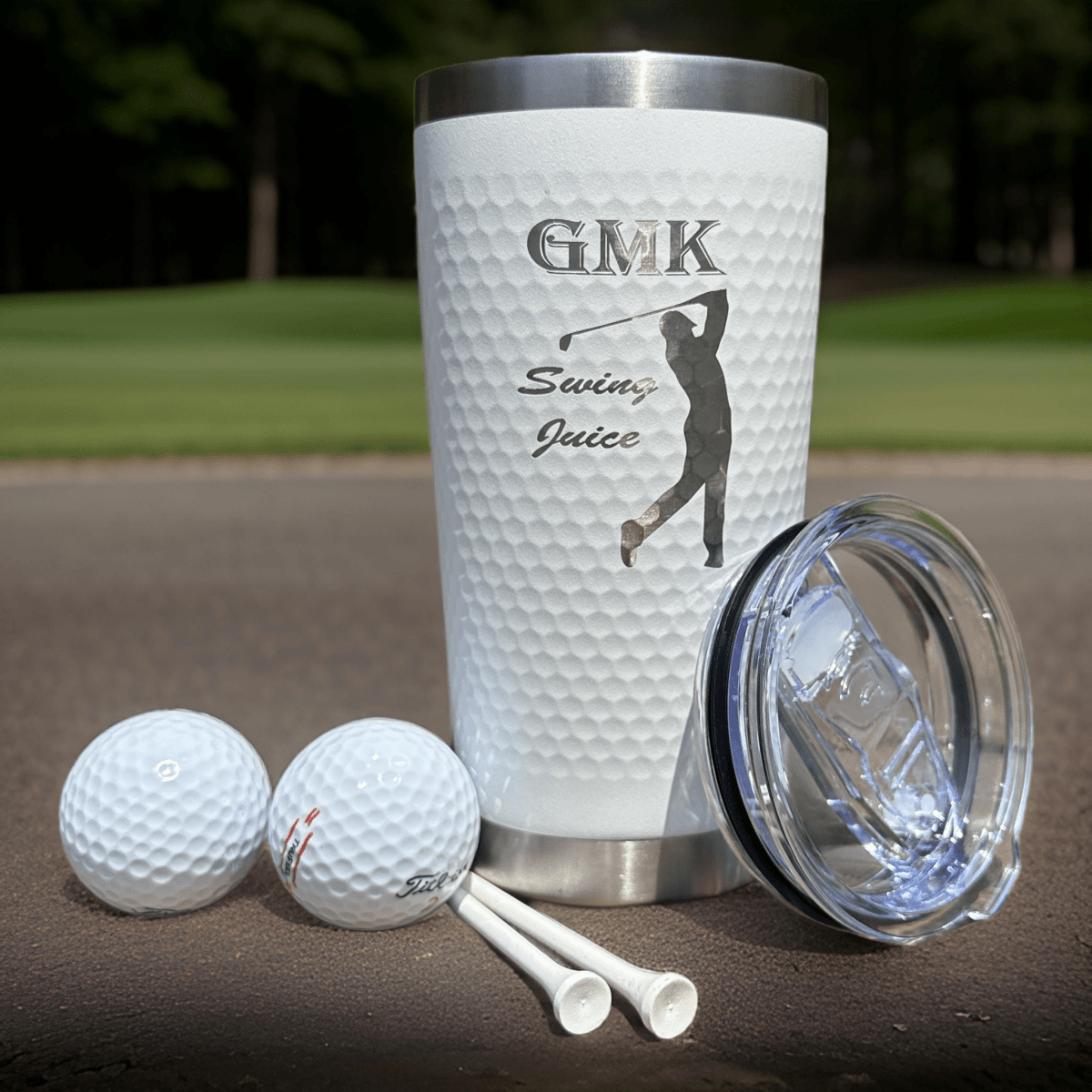 Golf Custom Golf Ball Tumbler by Groovy Groomsmen Gifts