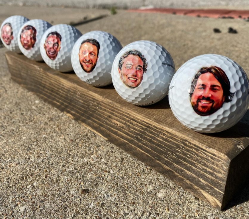 Golf Groomsmen Golf Balls by Groovy Groomsmen Gifts