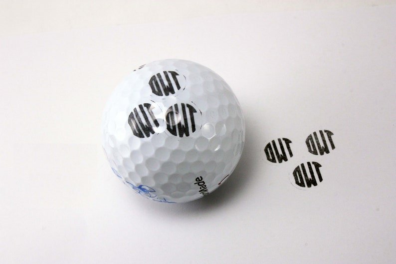 Golf Wooden Golf Ball Stamp by Groovy Groomsmen Gifts