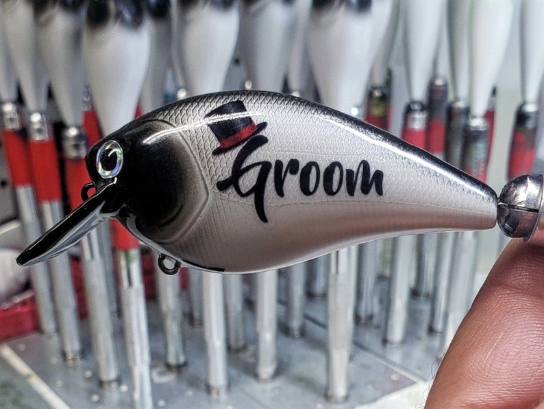 Fishing Baits & Lures Gone Fishing by Groovy Groomsmen Gifts