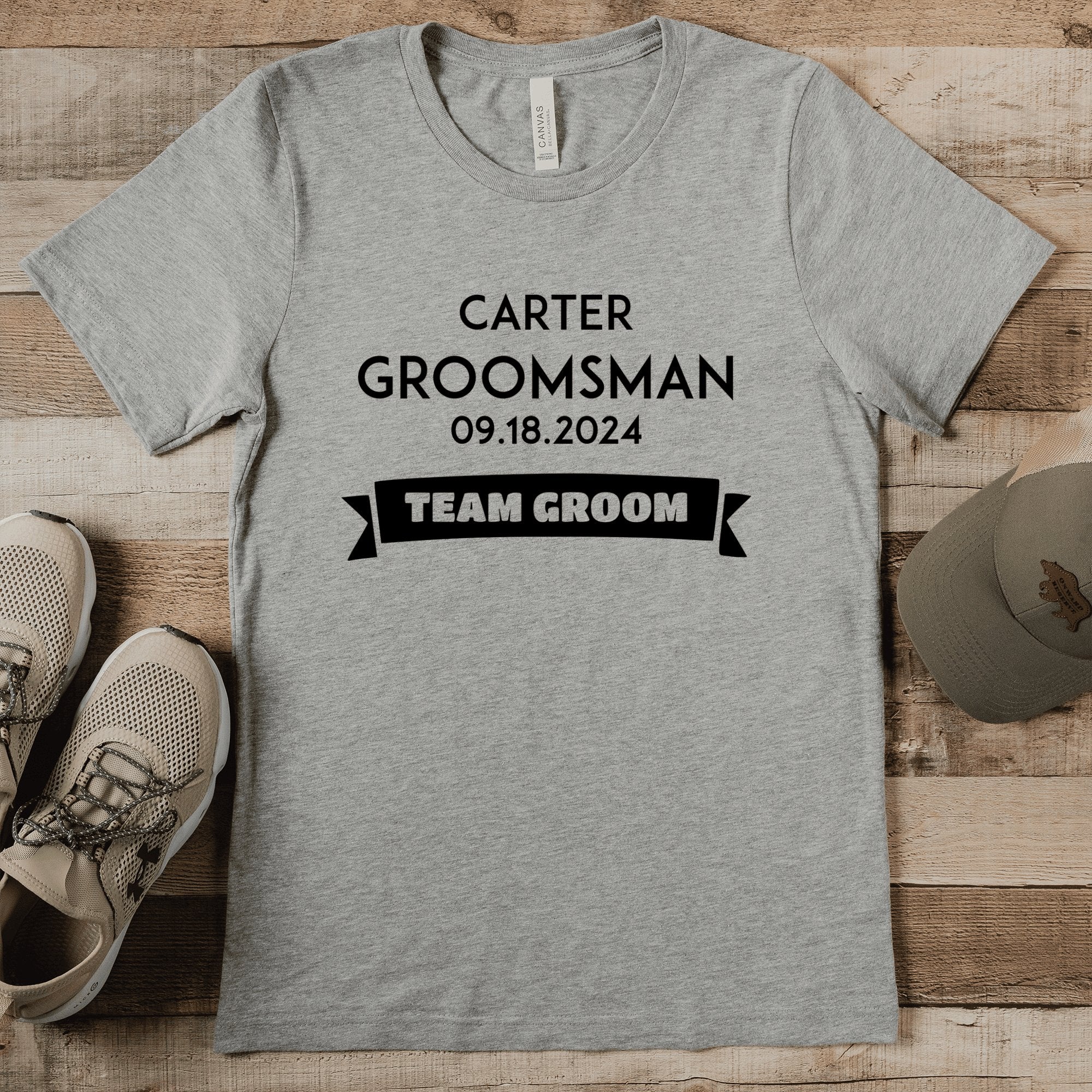 Groomsman Mens T Shirt Groom Team Mens T Shirt by Groovy Groomsmen Gifts