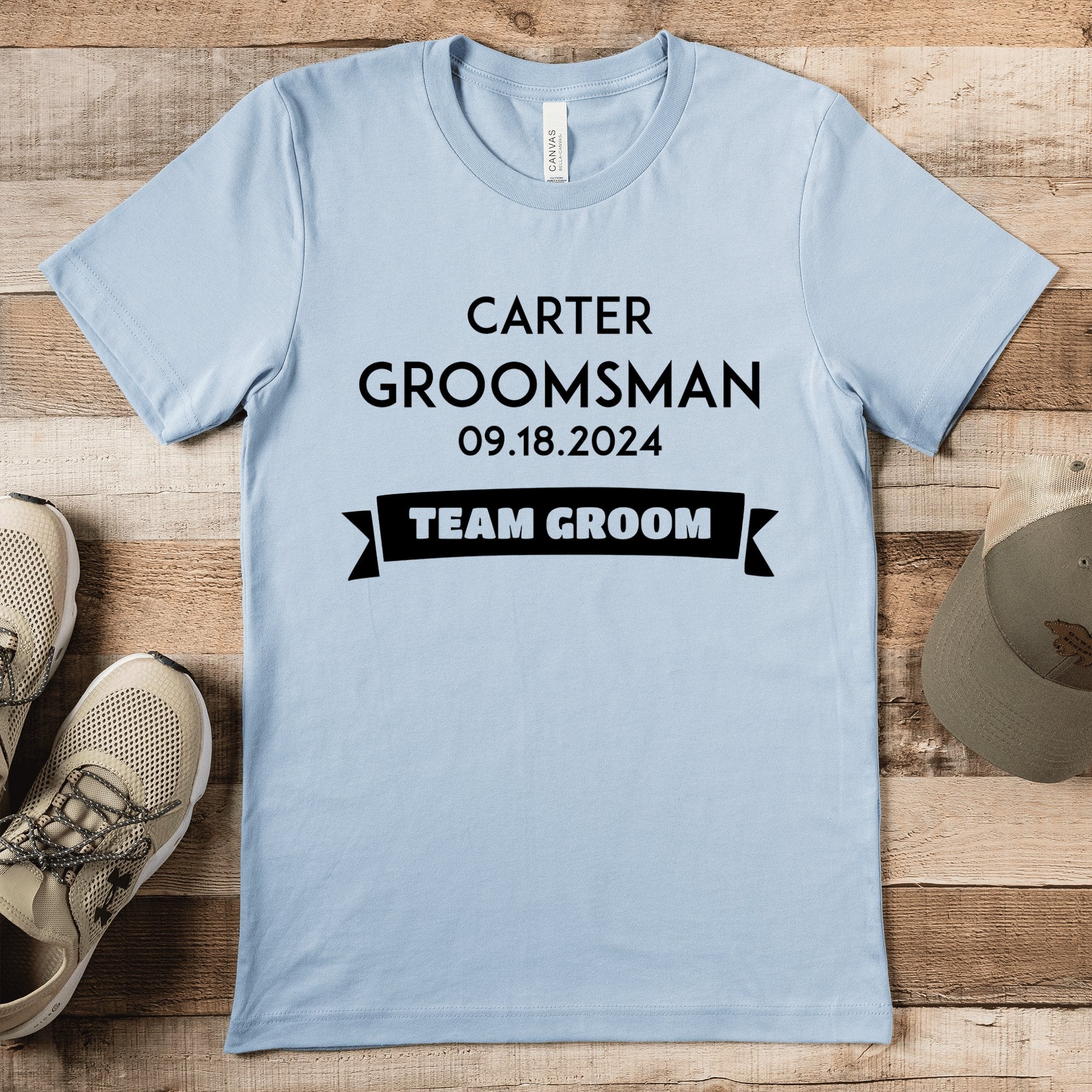 Groomsman Mens T Shirt Groom Team Mens T Shirt by Groovy Groomsmen Gifts