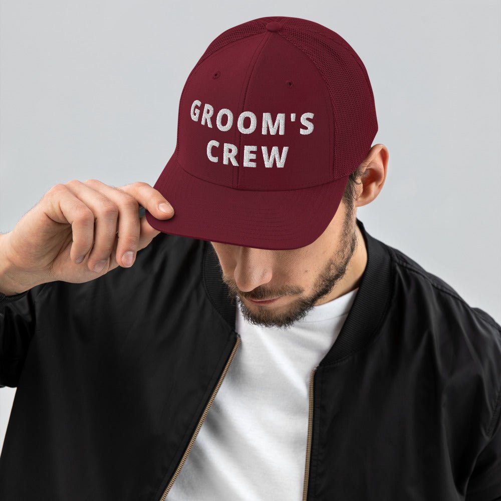 Wearables Groom's Crew Cap by Groovy Groomsmen Gifts