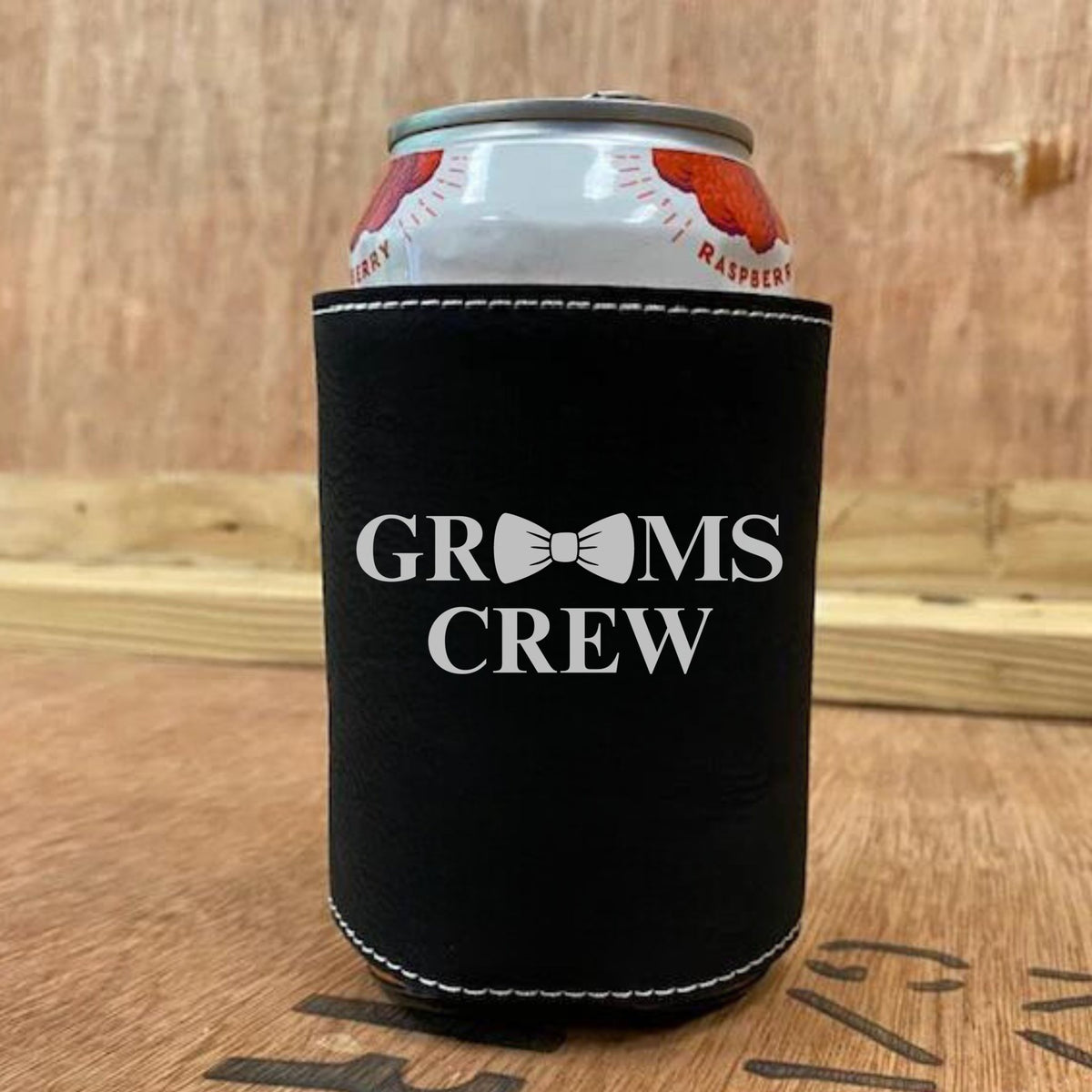 Groom&#39;s Crew Koozie - Groovy Groomsmen Gifts