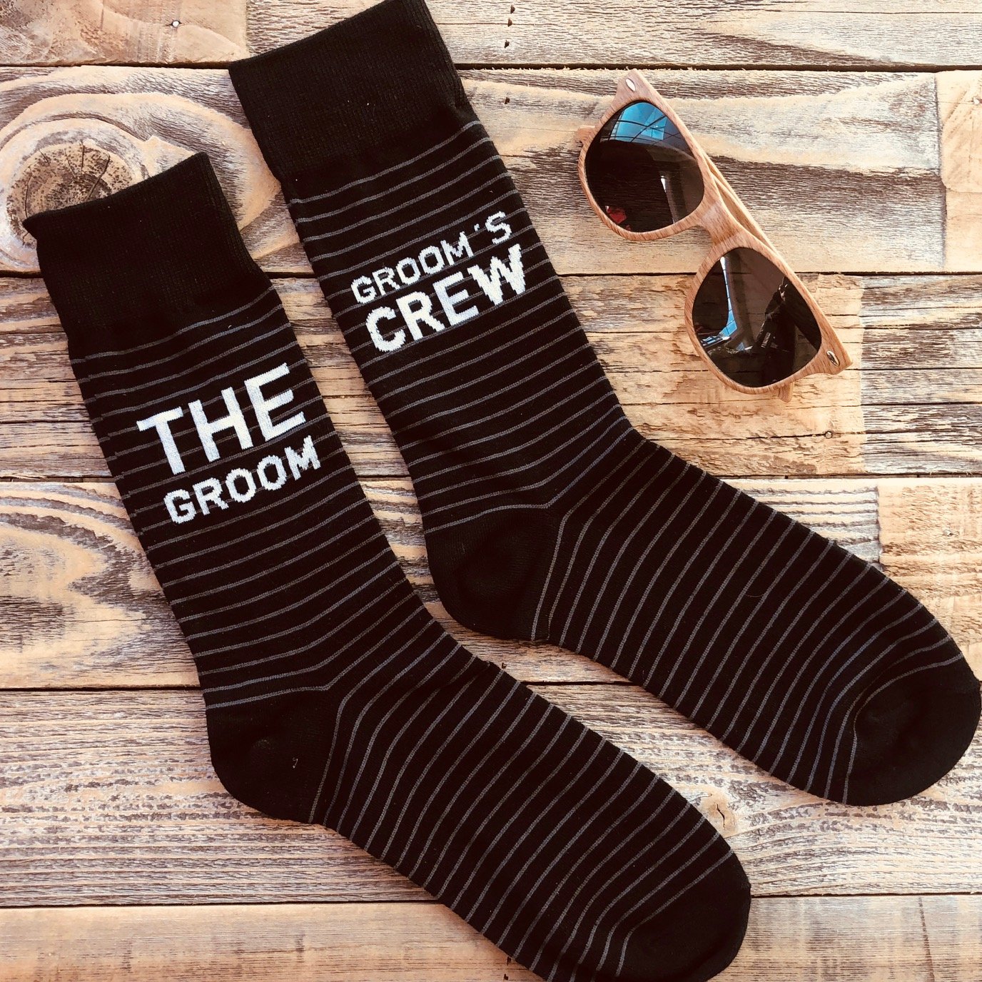 Grooms Crew Socks - Groovy Groomsmen Gifts