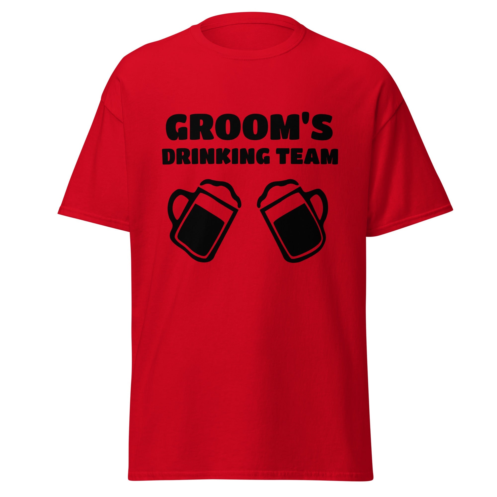 Groom's Drinking Team T-Shirt by Groovy Groomsmen Gifts