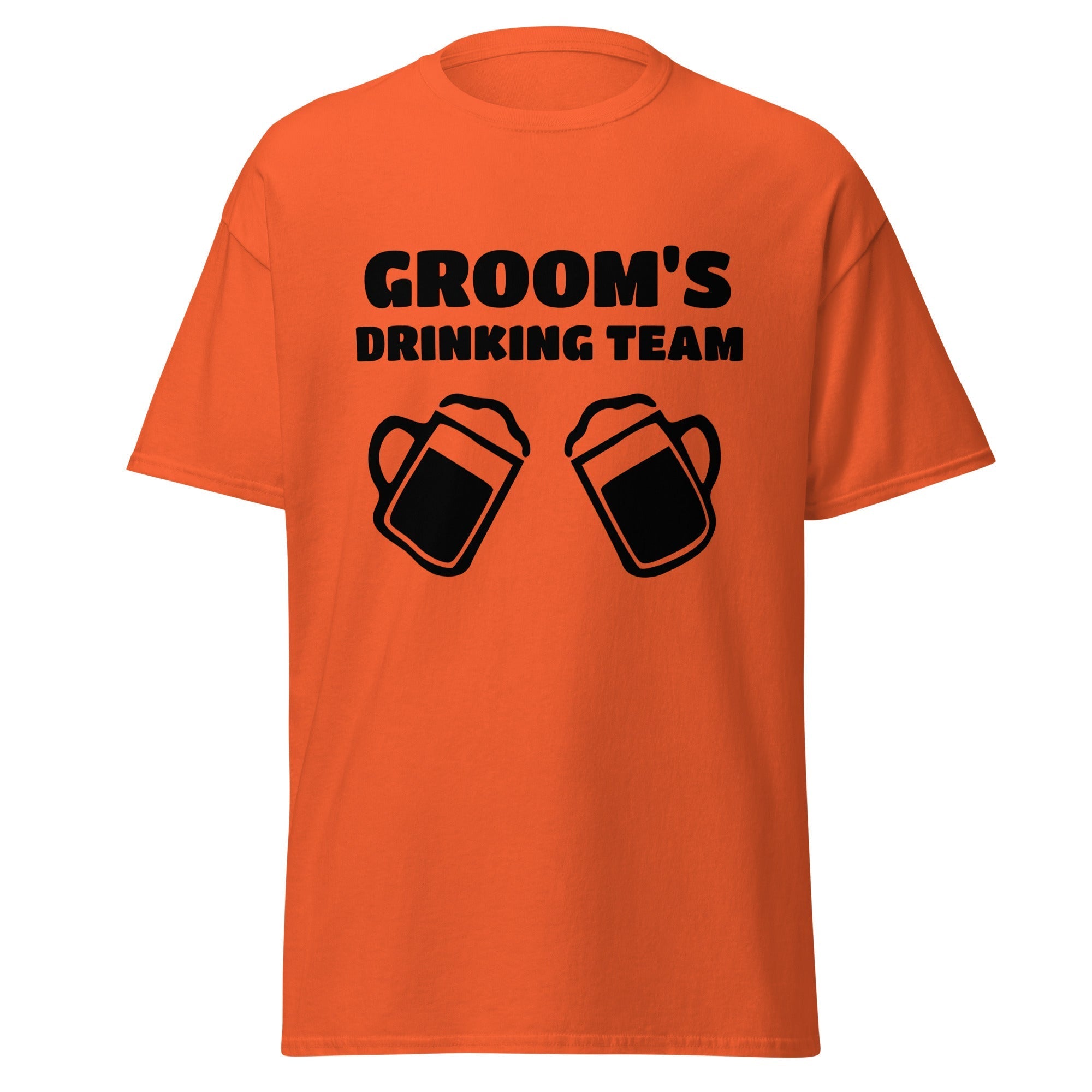 Groom's Drinking Team T-Shirt by Groovy Groomsmen Gifts