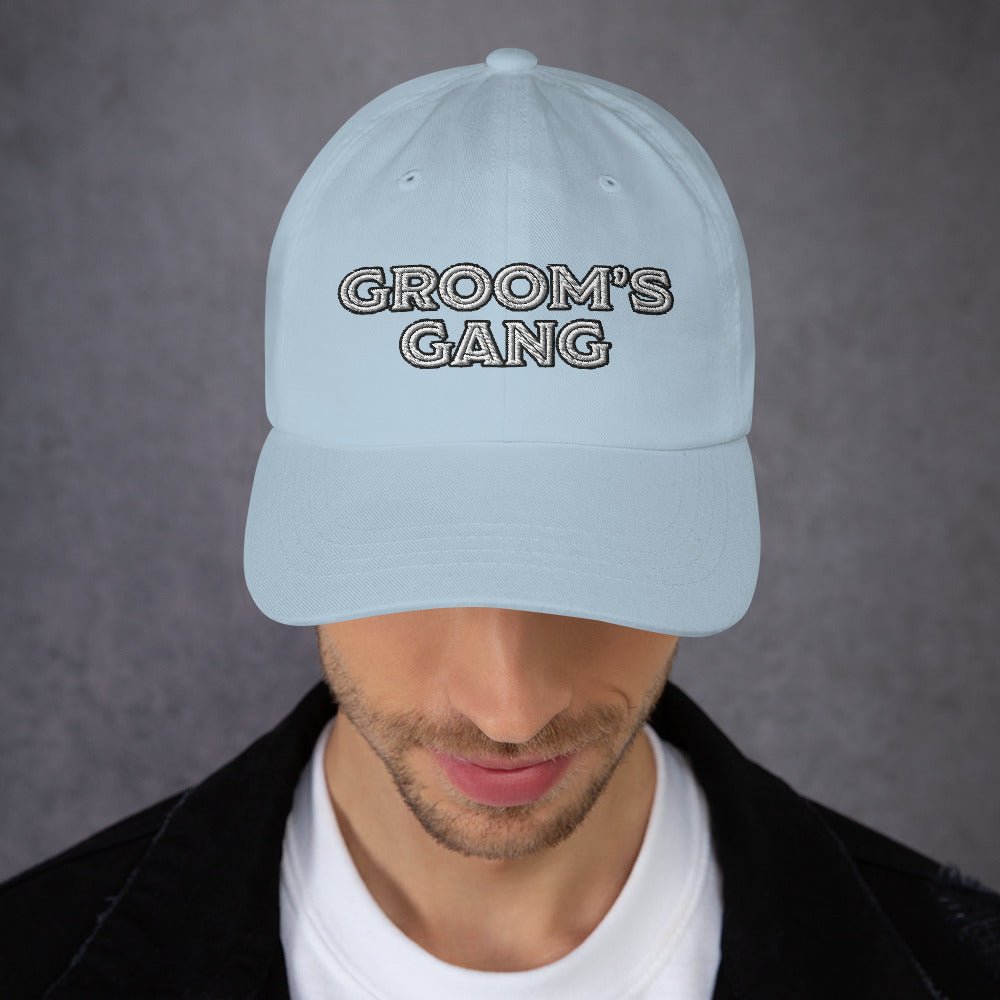 Wearables Groom's Gang Dad Hat by Groovy Groomsmen Gifts