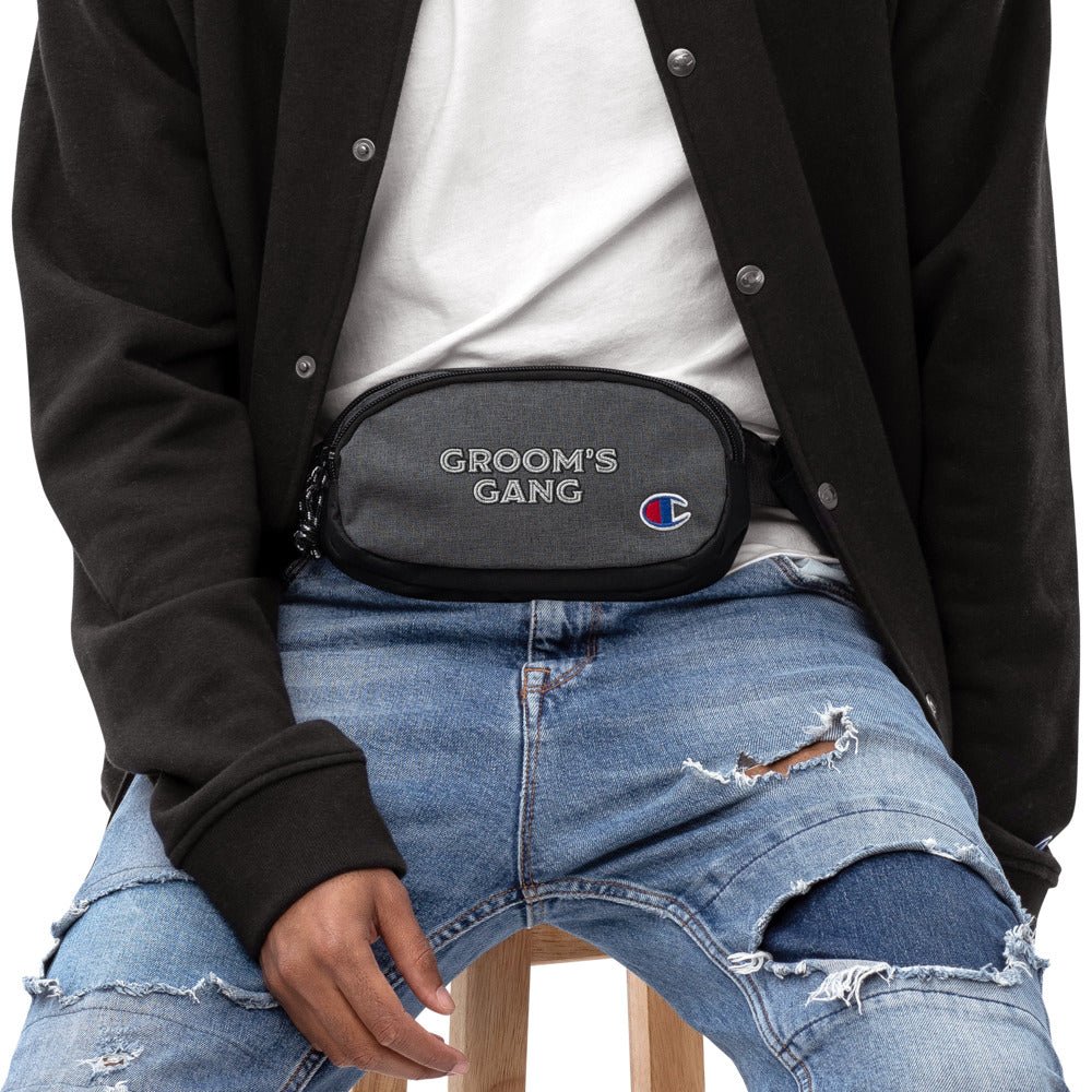 Wearables Groom&#39;s Gang fanny pack by Groovy Groomsmen Gifts