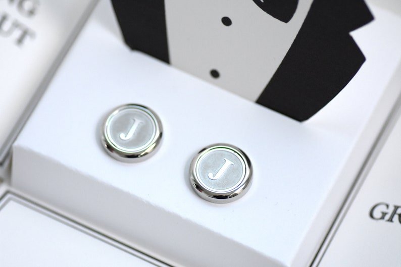 cufflinks Groomsman Proposal Box by Groovy Groomsmen Gifts