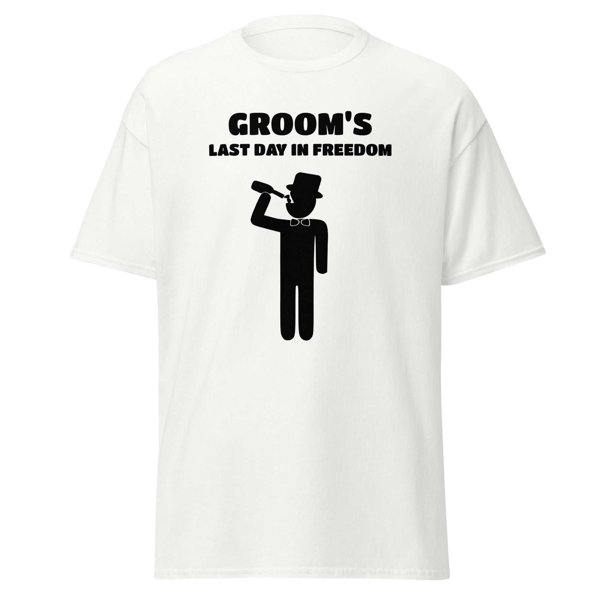 Groomsman's Last Day of Freedom T-Shirt by Groovy Groomsmen Gifts