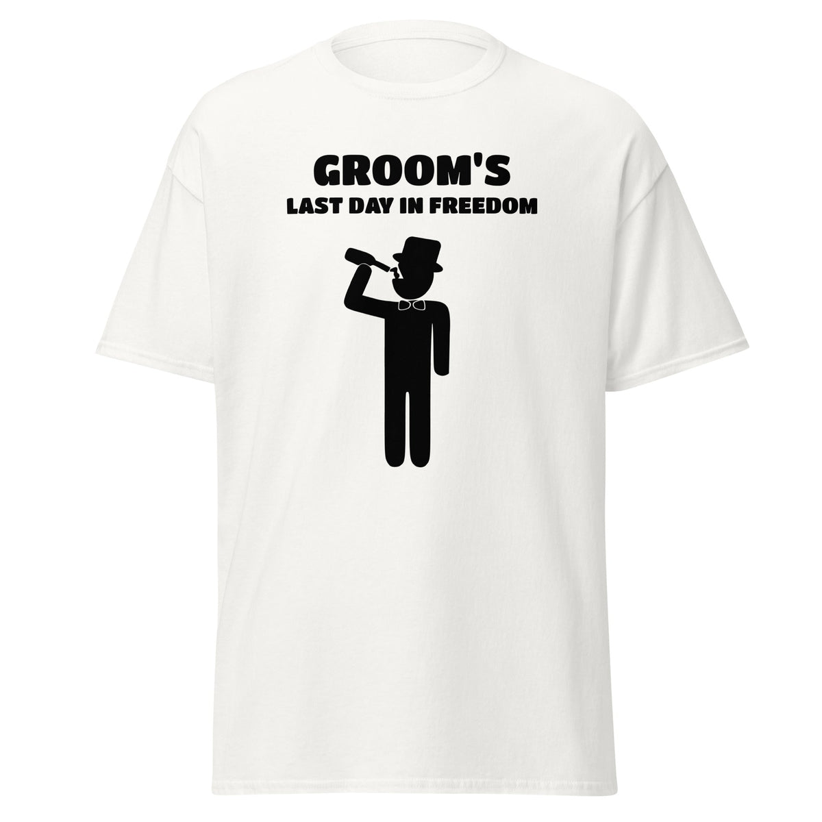 Groomsman&#39;s Last Day of Freedom T-Shirt by Groovy Groomsmen Gifts