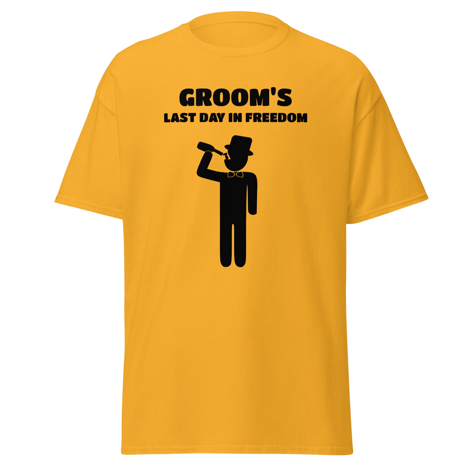 Groomsman's Last Day of Freedom T-Shirt by Groovy Groomsmen Gifts