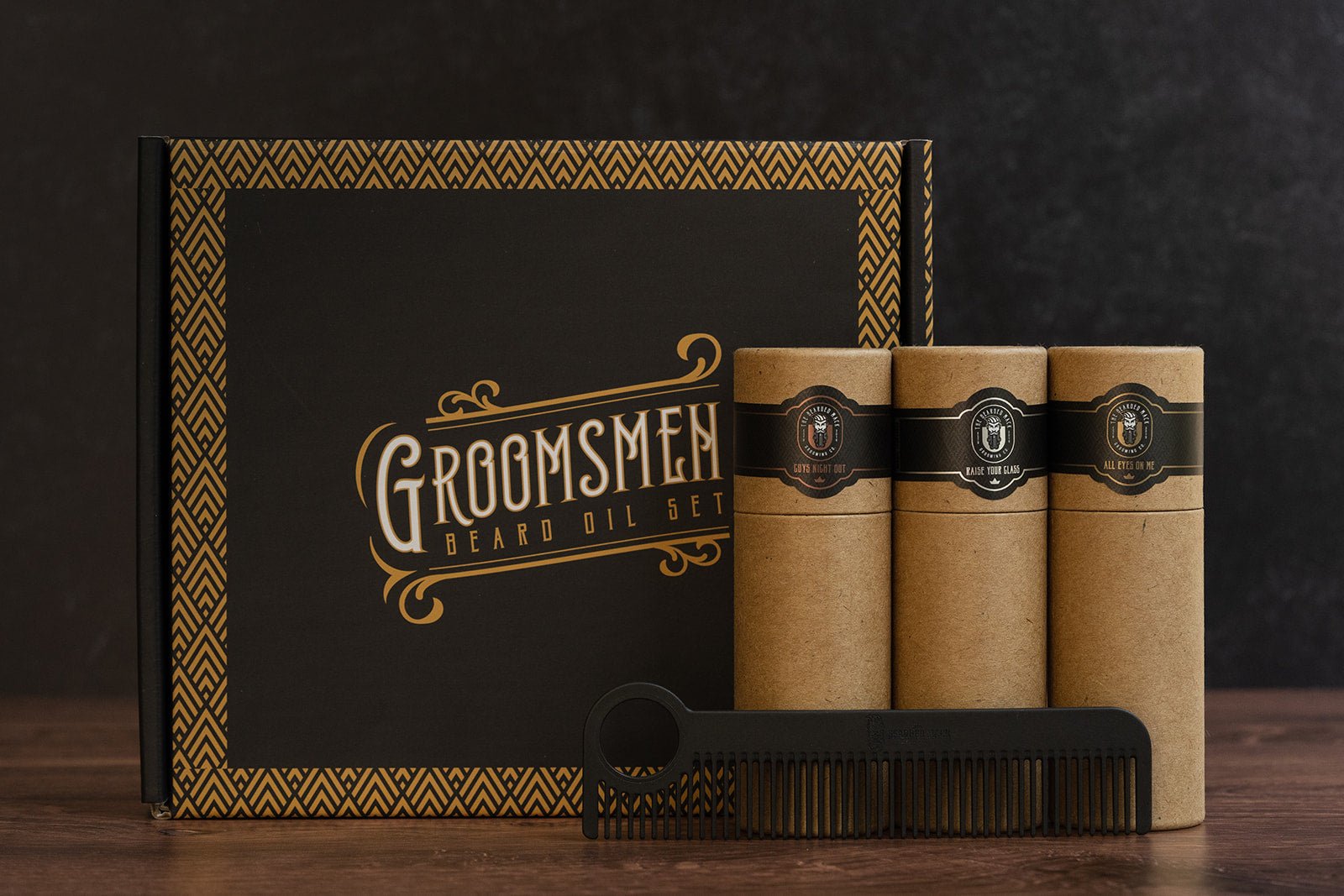 Groomsmen Beard Oil Set - Groovy Groomsmen Gifts