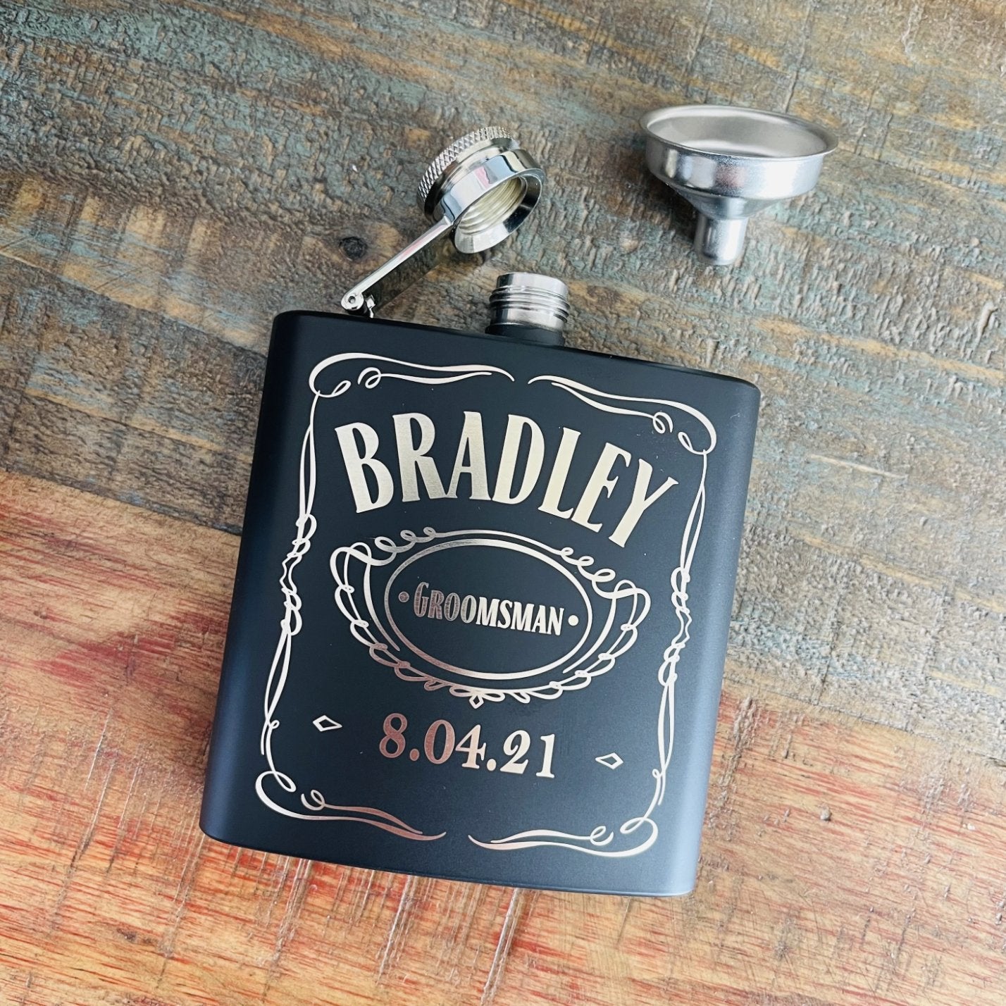 Groomsmen Flasks - Groovy Groomsmen Gifts