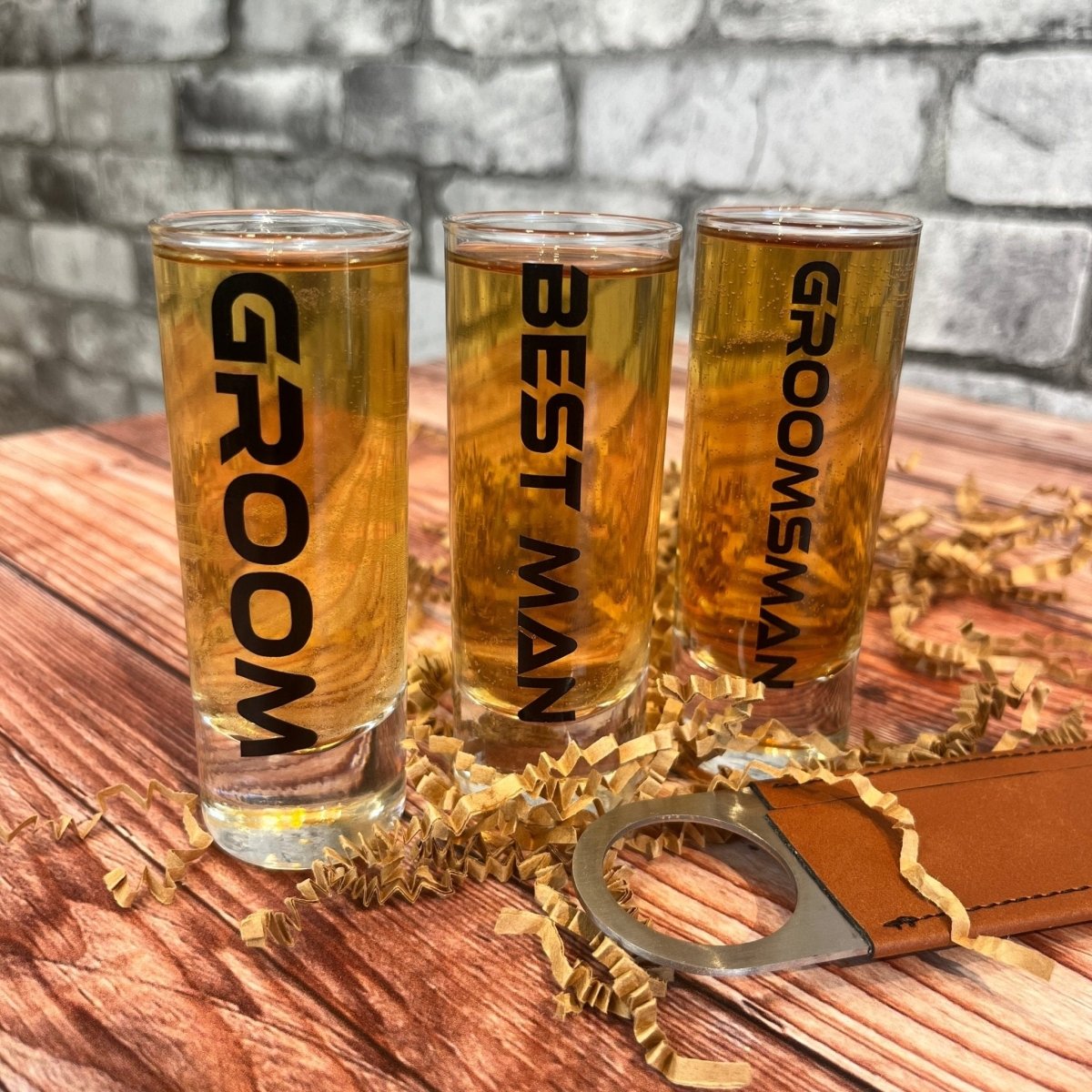 Groomsmen Gifts Blacked Out Boozer by Groovy Groomsmen Gifts