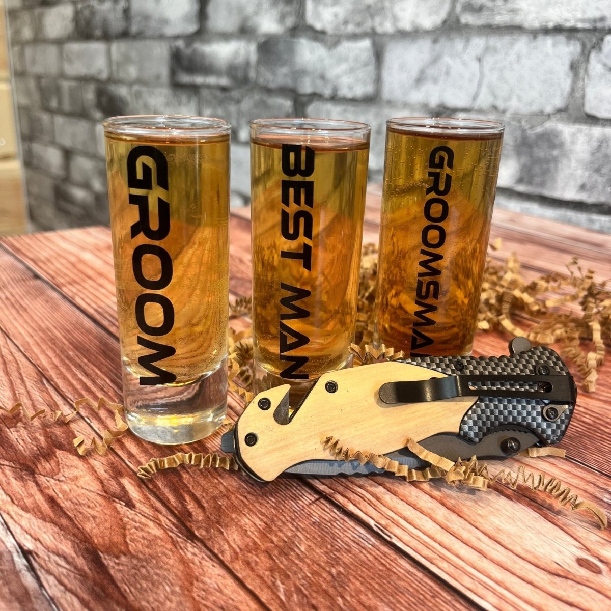 Groomsmen Gifts Blacked Out Boozer by Groovy Groomsmen Gifts