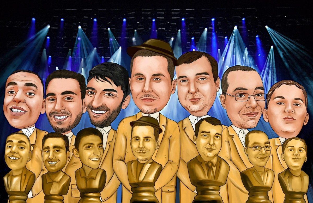 groomsmen gifts Groomsmen Group Caricature by Groovy Groomsmen Gifts