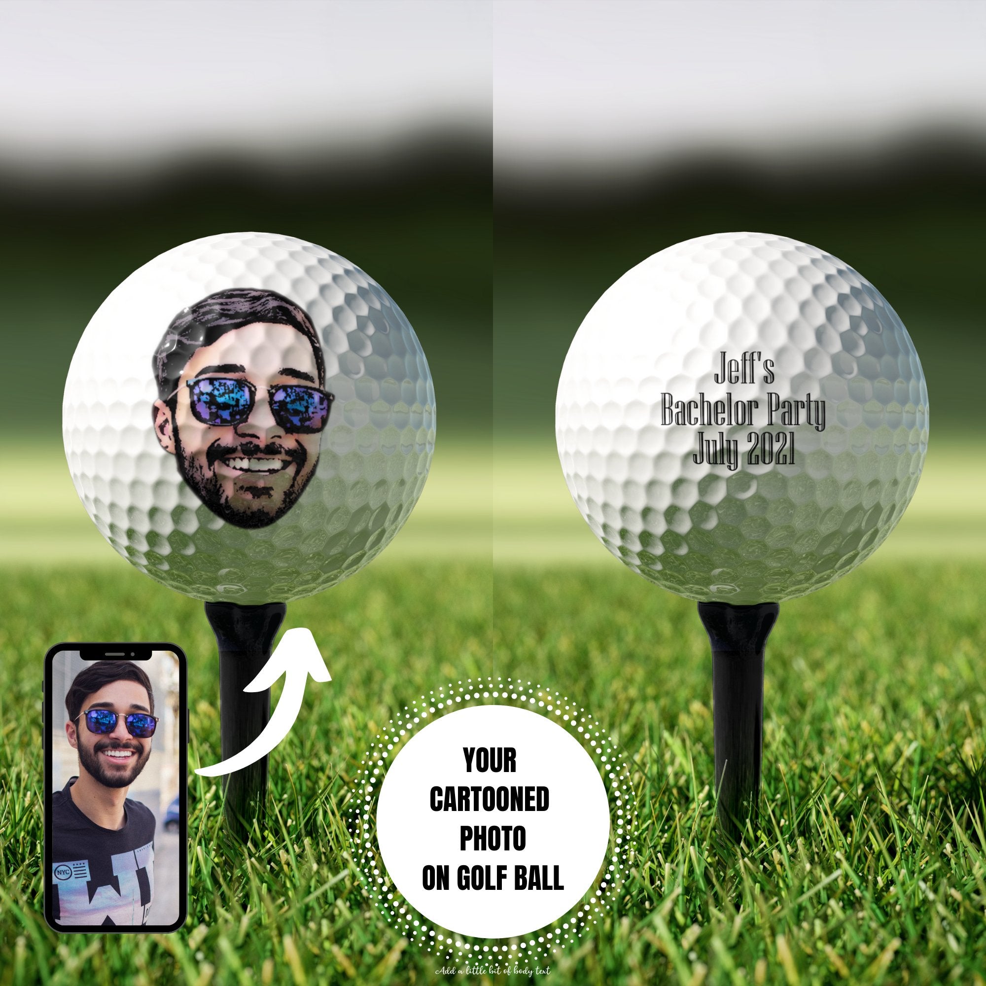 Groomsmen Golf Balls - Groovy Groomsmen Gifts