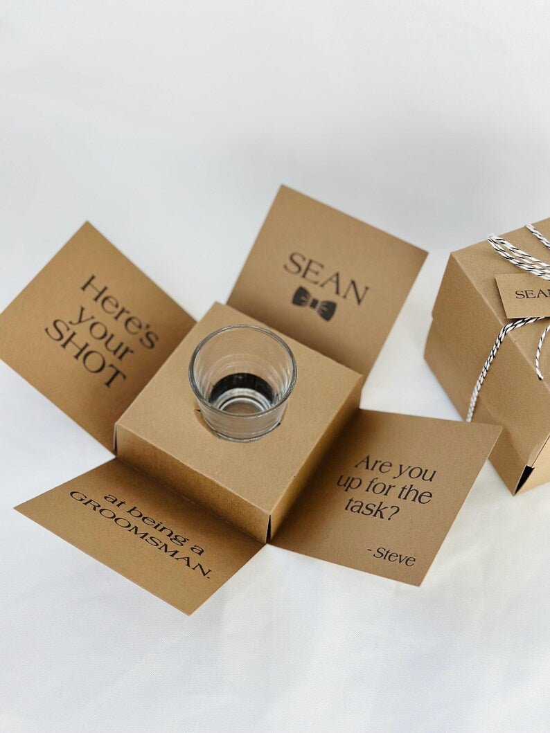 Groomsmen Proposal Groomsmen Proposal Box by Groovy Groomsmen Gifts