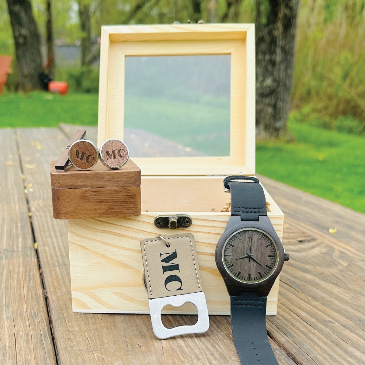 Groomsmen Proposal Groomsmen's Gratitude: Personalized Proposal Gift Box by Groovy Groomsmen Gifts