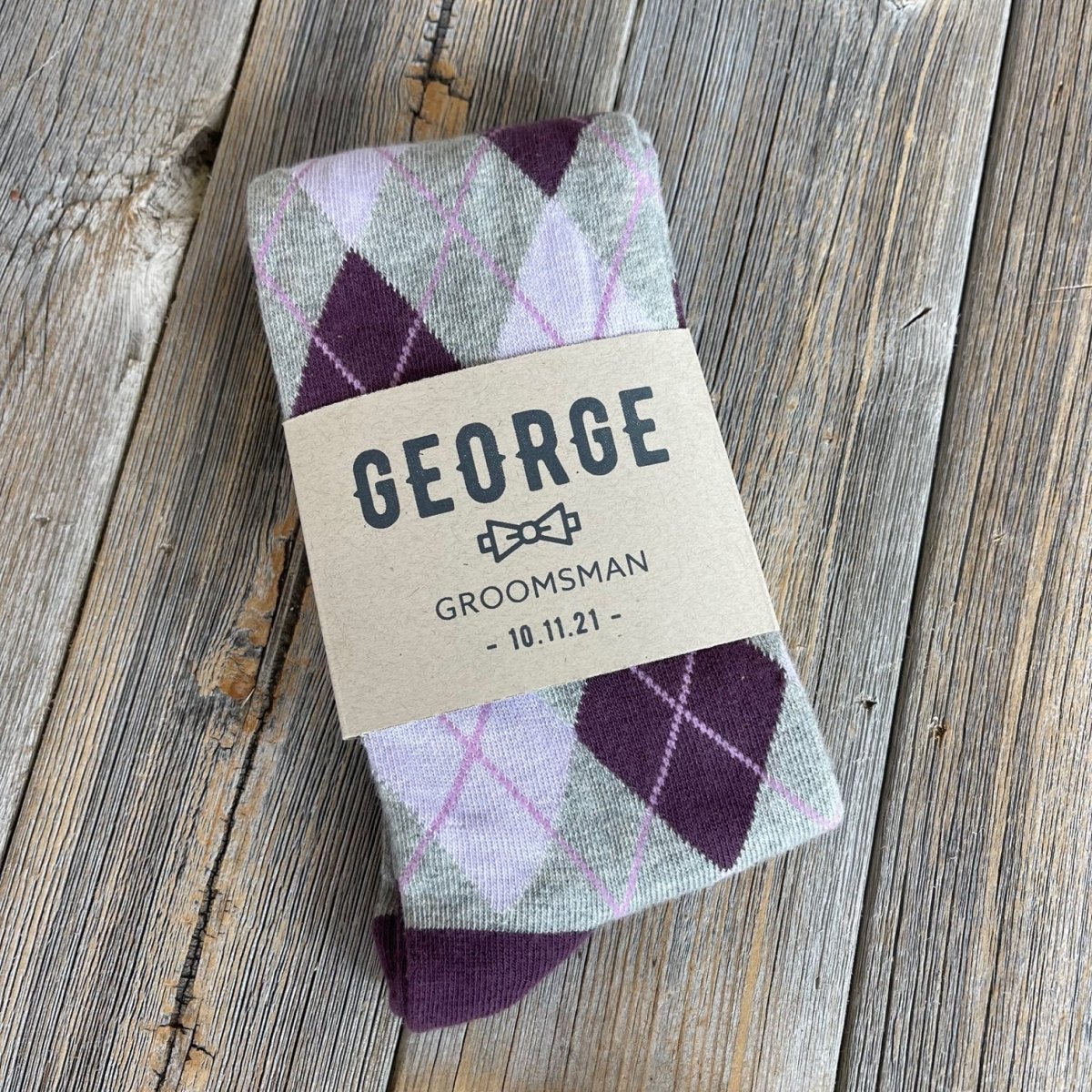 Groomsmen Socks Groomsmen Socks with Custom Labels by Groovy Groomsmen Gifts