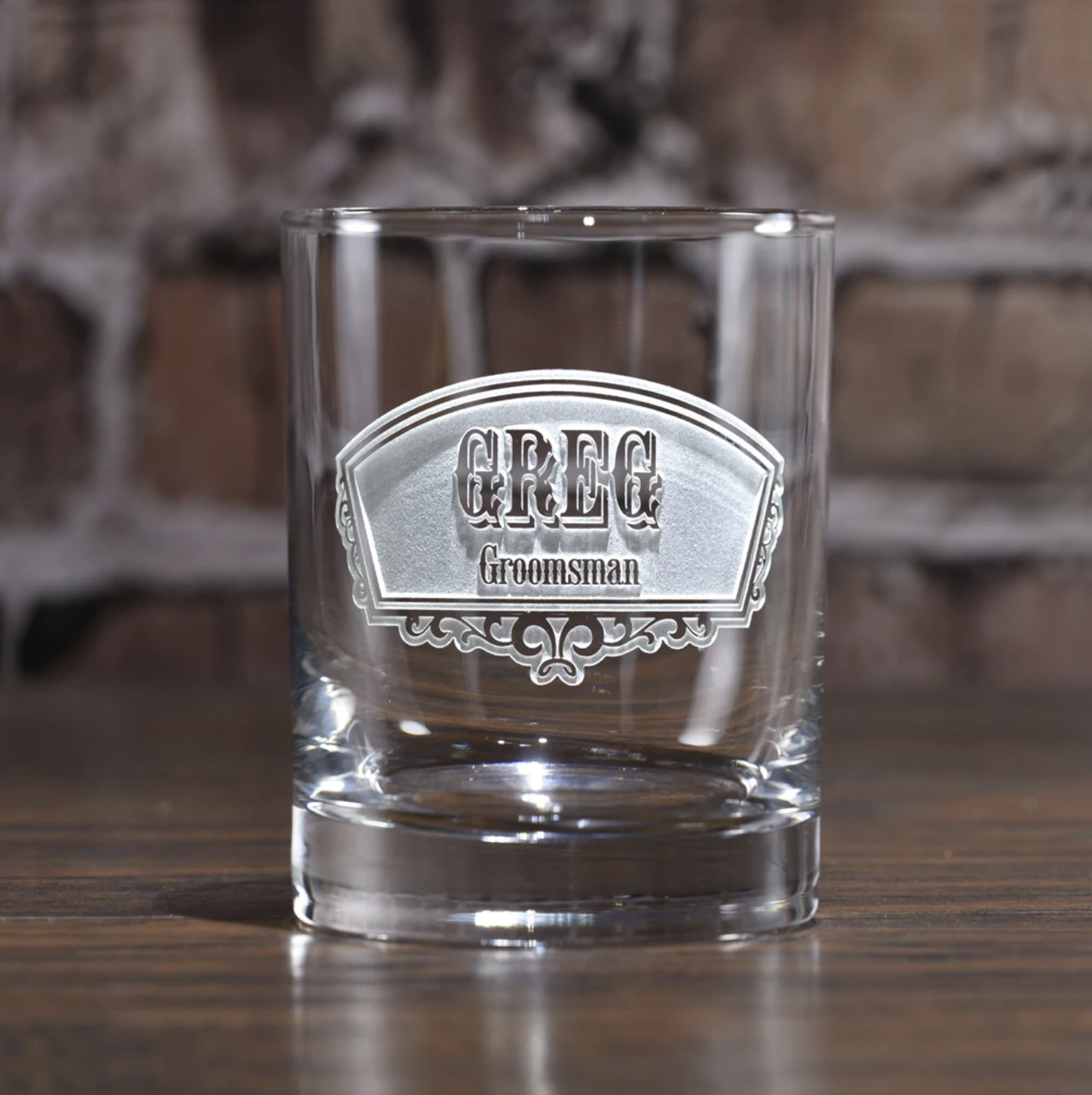 Groomsmen Whiskey Glass