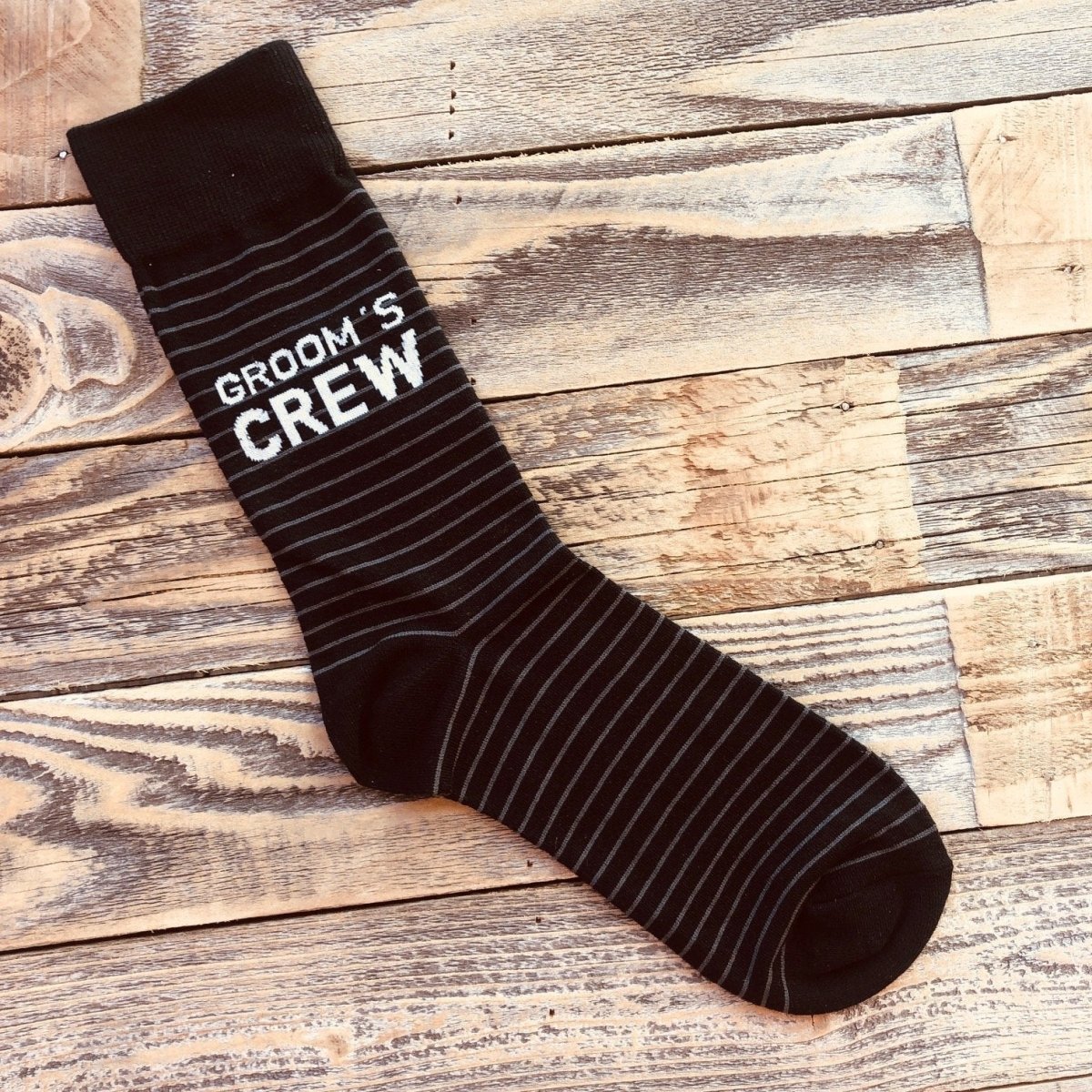 Groovy Laser Grooms Crew Socks by Groovy Groomsmen Gifts