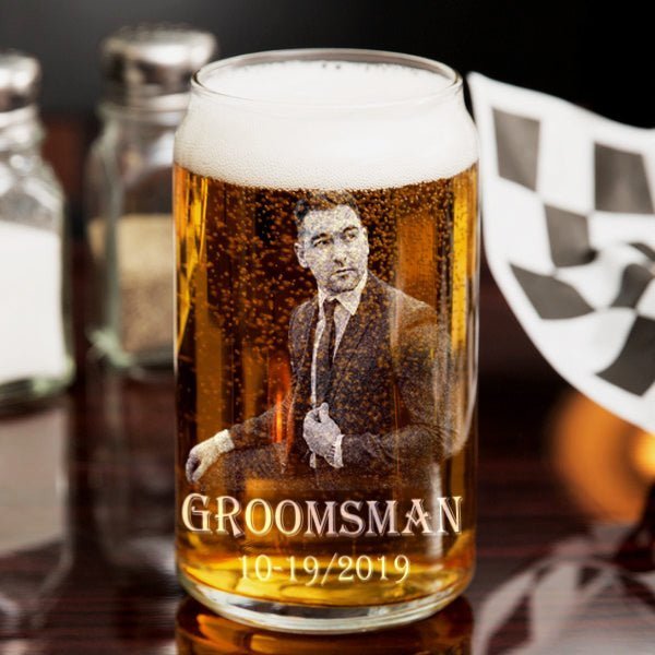 Groovy Threads Groomsmen Beer Glass Collection by Groovy Groomsmen Gifts