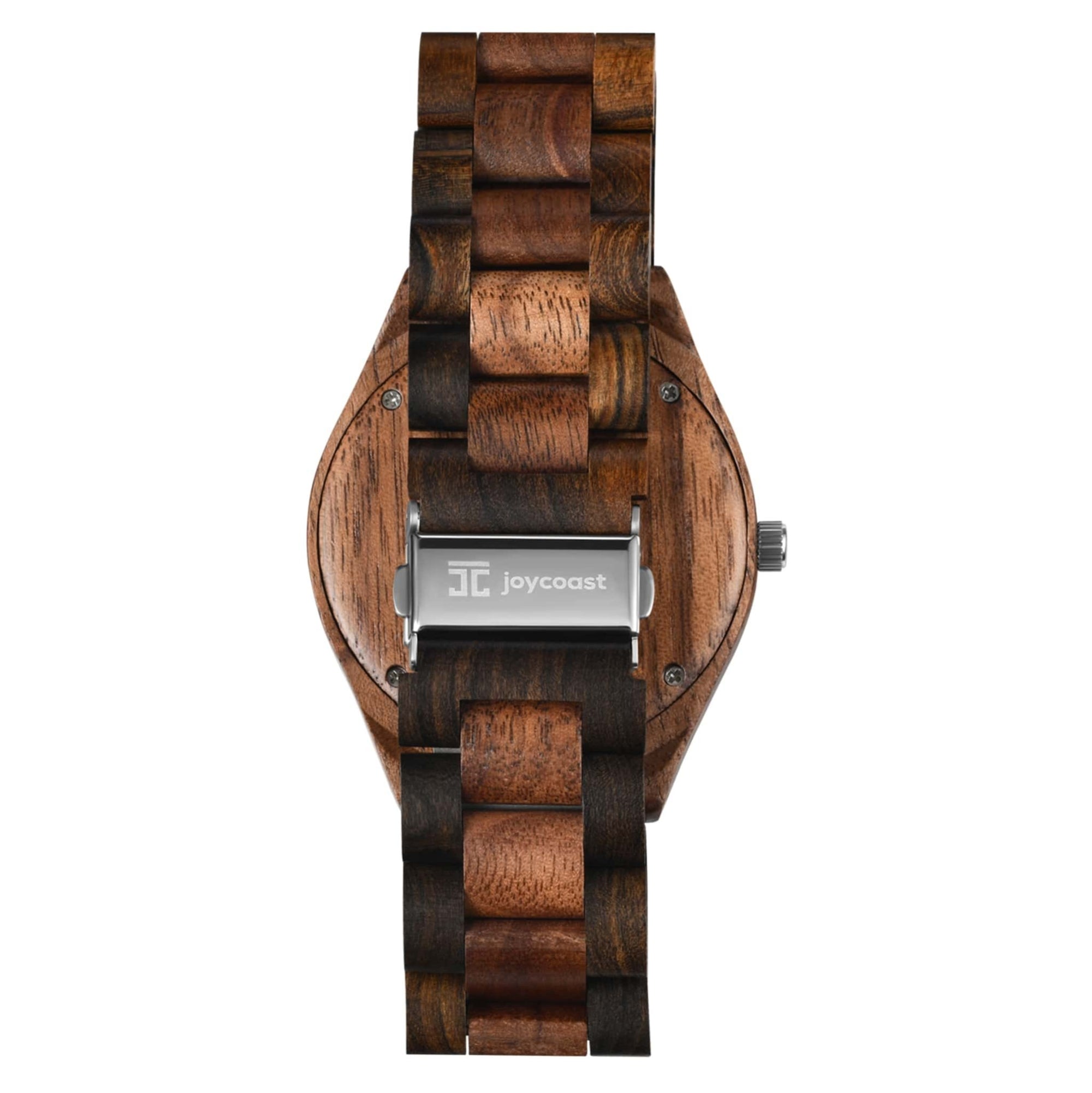 Wooden Watch Hex | Walnut & Dark Sandalwood by Groovy Groomsmen Gifts