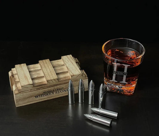 High Caliber Whiskey Glass - Groovy Groomsmen Gifts