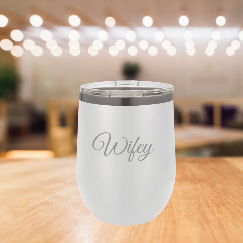 His And Hers Travel Tumbler - Groovy Groomsmen Gifts